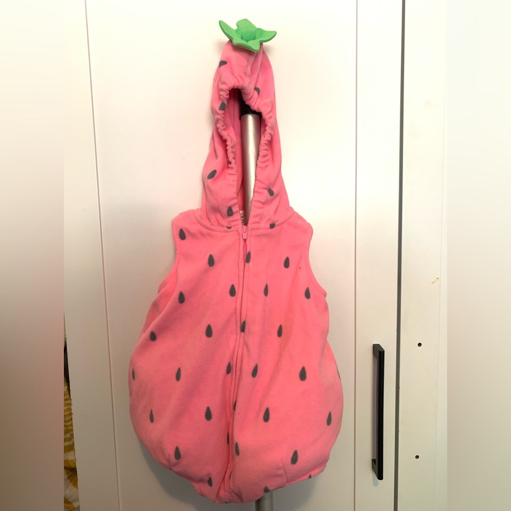 Pink strawberry Halloween costume